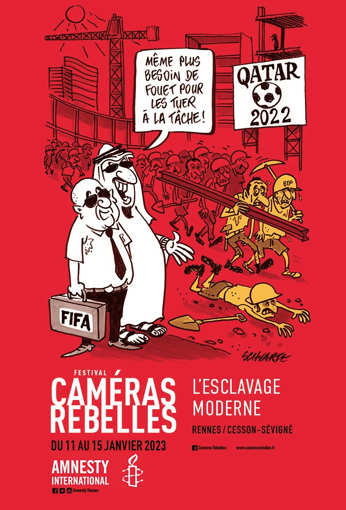 Affiche de l'édition 2023 Caméras Rebelles